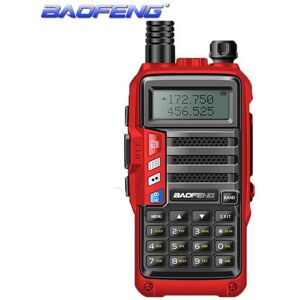 BaoFeng Walkie-Talkies 1PC Baofeng BF-UVS9 PLUS 8W High Power UHF/VHF Dual Band 10KM Long Range Walkie Talkie USB Charger