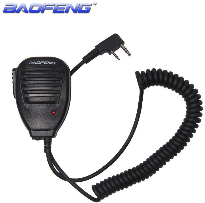 BaoFeng Walkie-Talkies 2PCS Baofeng Radio Handheld Microphone Speaker MIC for Walkie Talkie BF-888S UV-5R Portable Two Way Radio UV 5R BF-888S PTT Earphone Accessories