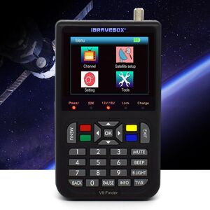 TOMTOP JMS Freesat Satfinder DVB-S2/S FTA Digital Satellite Finder Meter MPEG-2