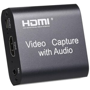 TOMTOP JMS Video Capture Card with Audio  to USB2.0 Capture Card 4K Input 1080P Output Support Live