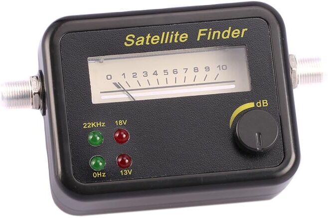 Ghostly-stone Plastic Black Mini Digital LCD Display Satellite Signal Finder Meter Tester