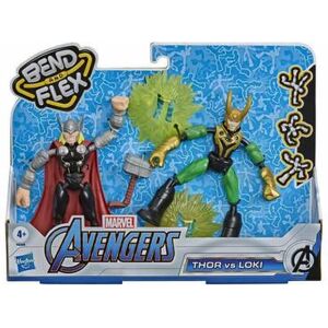 Hasbro   Bend and Flex   Avengers Marvel   Play set Thor vs Loki