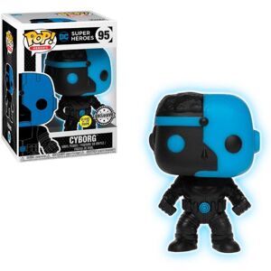 Funko POP! Heroes: Justice League - Cyborg Silhouette (Glow in the Dark)