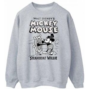 Disney Mens Mickey Mouse Steamboat Willie Sweatshirt