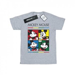 Disney Mens Mickey Mouse Square Color T-Shirt
