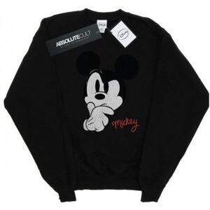 Disney Mens Mickey Mouse Distressed Ponder Sweatshirt