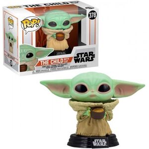 Funko POP! Star Wars: Mandalorian: Baby Yoda (The Child) w/ cup