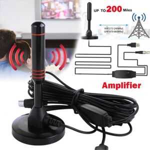 COOU Electronic 200Mile 1080P HD Digital Indoor Amplified TV Antenna With Amplifier VHF/UHF Digital Antenna Satelite Antenna Tv Digital