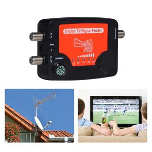 TOMTOP JMS TV Signal Finder LED Display Portable TV Antenna Signal Strength Finder Meter Signal Finding Meter
