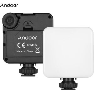 Andoer KM-72B Mini LED Video Light RGB Color Multifunctional LED On-Camera Fill-in Light with Cold