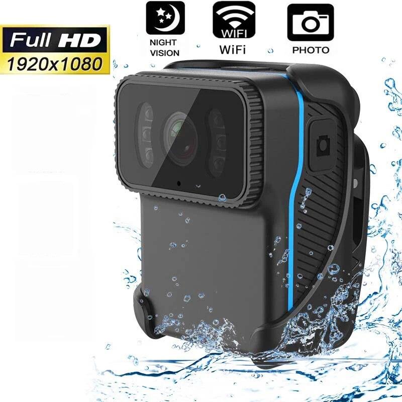 Electronic happiness 1080P HD Action Camera Portable Sports Camera Wifi Dv Camcorder Loop Recording Support Tf Card Night Vision Cam with Back Clip