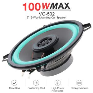 epath 1pcs 5 Inch 100W Car HiFi Coaxial Speaker Vehicle Door Auto Audio Music Stereo Full Range Frequency