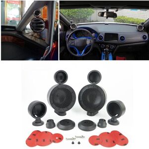 Skyfree 4" Car 3-way Audio A-pillar Triangle Treble Midrange Speaker Boxes Shell Stand