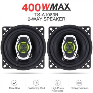 CarZone 2pcs 4 Inch 10cm 400W 2 Way Car Coaxial Auto Audio Music Stereo Full Range Frequency Hifi Speaker