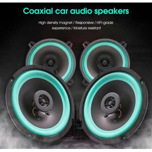 CAR SHOW Practical Car Audio Level Stereo Speaker HiFi Accessory Effect 80W Car Coaxial Stereo Speaker