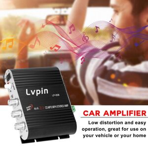 VehicleKit Mini HIFI Audio Stereo Power Amplifier Subwoofer MP3 Car Radio Channels 2 Household Super Bass