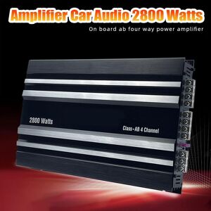 TOMTOP JMS Car Audio Amplifier Class-AB 4-Channel Car Speaker Amplifier with High-Fidelity Stereo Sound, 2/4