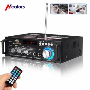 Hcalory 600W bluetooth HiFi Audio Stereo Home Car Amplifier Super Loud Speakers Theater Amplifiers Preamps Karaoke Speaker Microphone Music Player