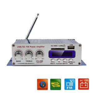 epath HY-400 12V Car Digital Display Power Amplifier Support USB / SD Card Input with Remote Control