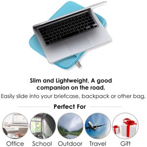 TOMTOP JMS B2015 Laptop Sleeve Soft Zipper Pouch 11"/12"/13"/14"/15"/15.6"/17" Bag Case Cover for MacBook Air