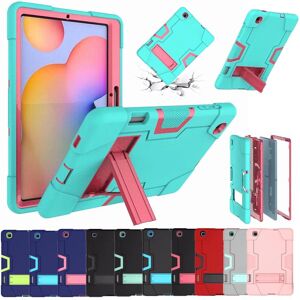 OMG Tech Hybrid Shockproof Protective Case with Kickstand Rugged Triple-Layer Shock Resistant Drop Proof Case Cover for iPad Air Mini Pro Samsung Galaxy Tab