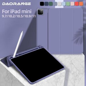 DAORANGE Case For 2020 iPad 10.2 8th 2018 2017 9.7 Mini 5 2021 Pro 11 10.5 Air 3 4 Smart Cover With Pencil Holder iPad 5th 6th Generation