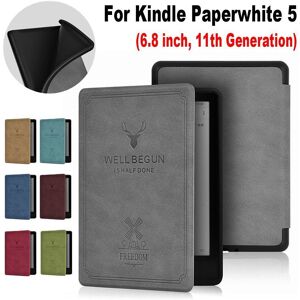 isongWuQ Funda E-book Reader Folio Cover Protective Shell for Kindle Paperwhite 5 Home Office