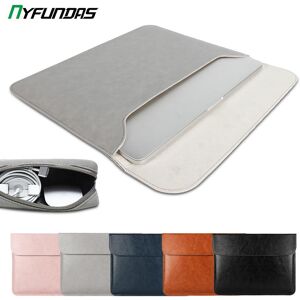 NYFundas Pu leather Cover 11 12 13.3 15.4 16 Inch Protective Laptop Bag Sleeve Case for Apple Macbook Air Pro Retina 13 Notebook