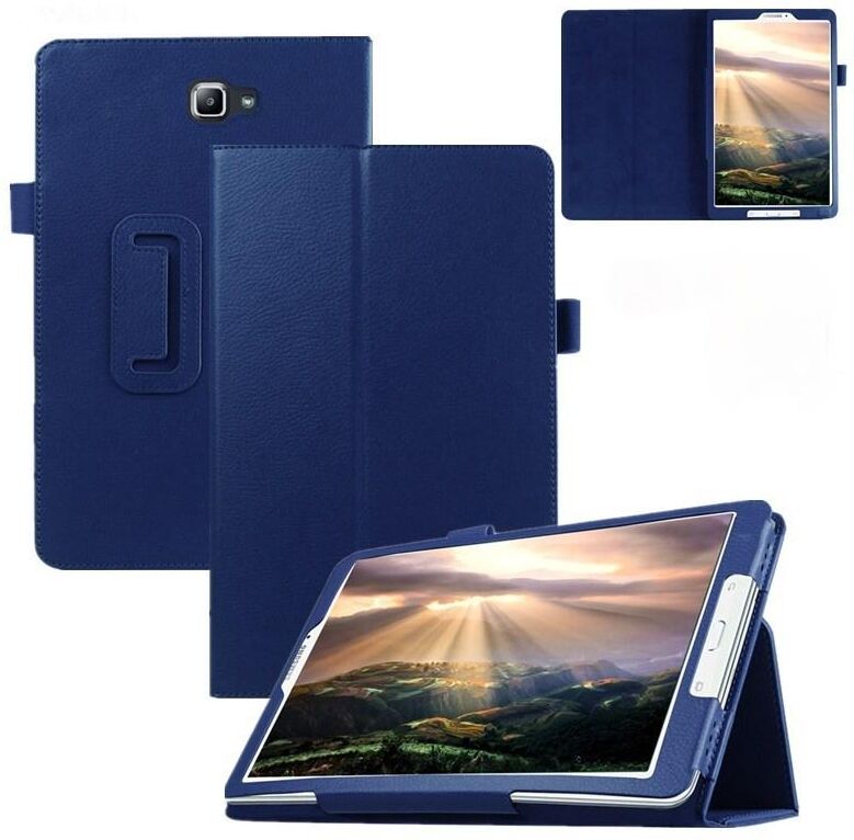 HTD Case for Samsung Galaxy Tab A A6 10.1 2016 T585 T580 T580c SM-T580 T580N PU Leather Slim Cover