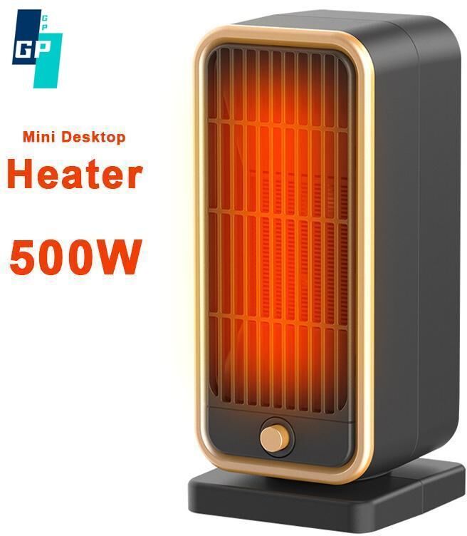 Global purchasing 500W Electric Heater For Room Heating Warmer Overheat Protection Ceramic Heater 220V Low Noise for Bedroom Household Appliances