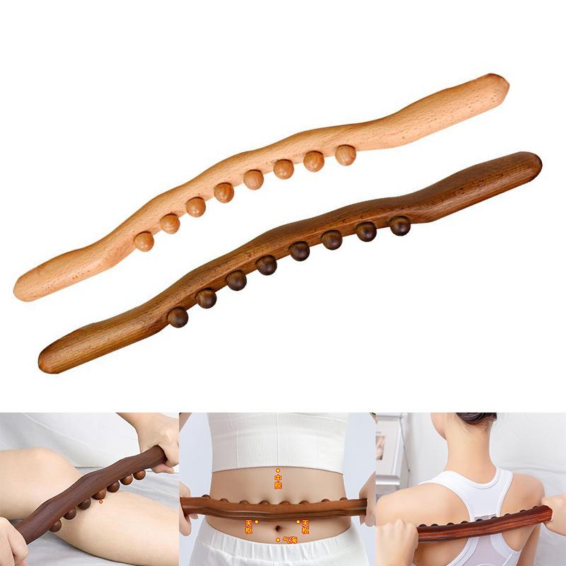 Beauty Health & Massage Massager for Body  wooden Massage Stick Back Massager SPA Therapy Tool Guasha Stick