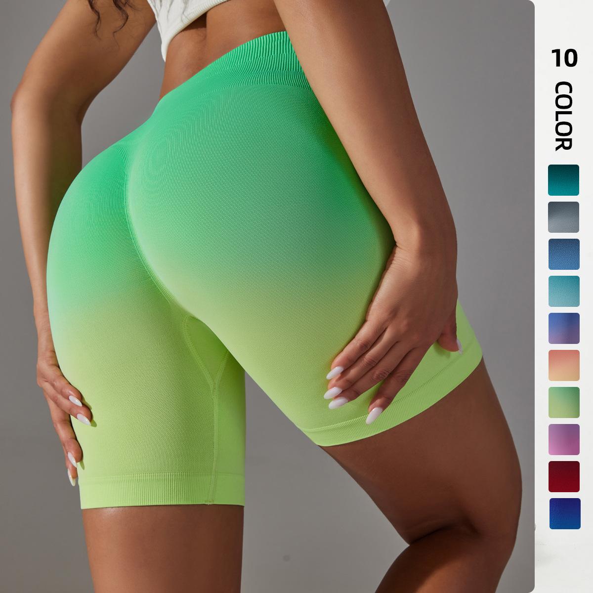 Fitness Yoga Sportswear Women Yoga Shorts Seamless Gym Shorts High Waist Workout Push Up Booty Biker Shorts Fitness Sport Tights