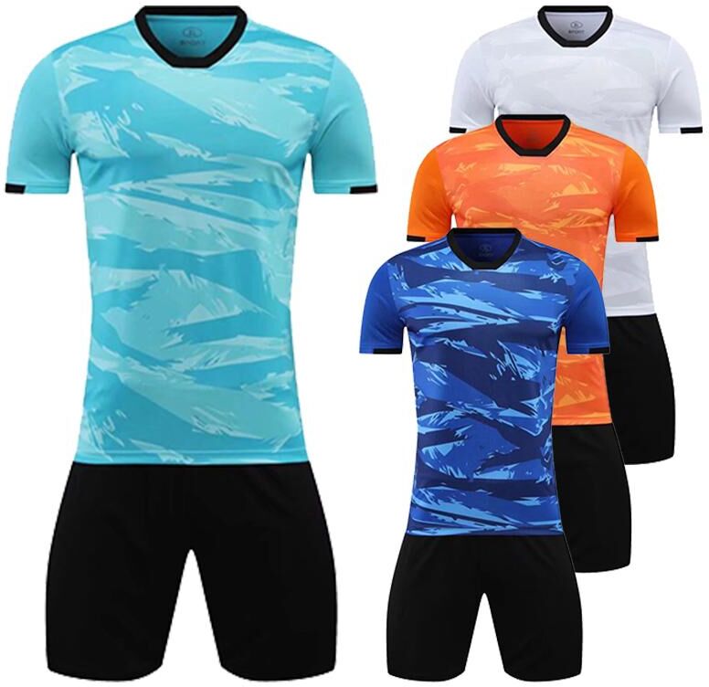 OMG clothing Arrival High Quality Soccer Jersey Set Men Football Uniform Soccer Jerseys Set Tracksuit Running Sportswear Men Footba