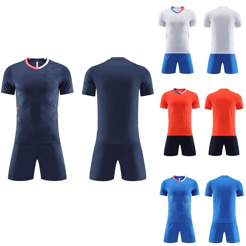 DR-Cycling wear 100% Polyester Fiber Breathable Fabric Men's Football Jersey Set Professional Custom Blank Sportswear Comfortable Soccer SuitNike