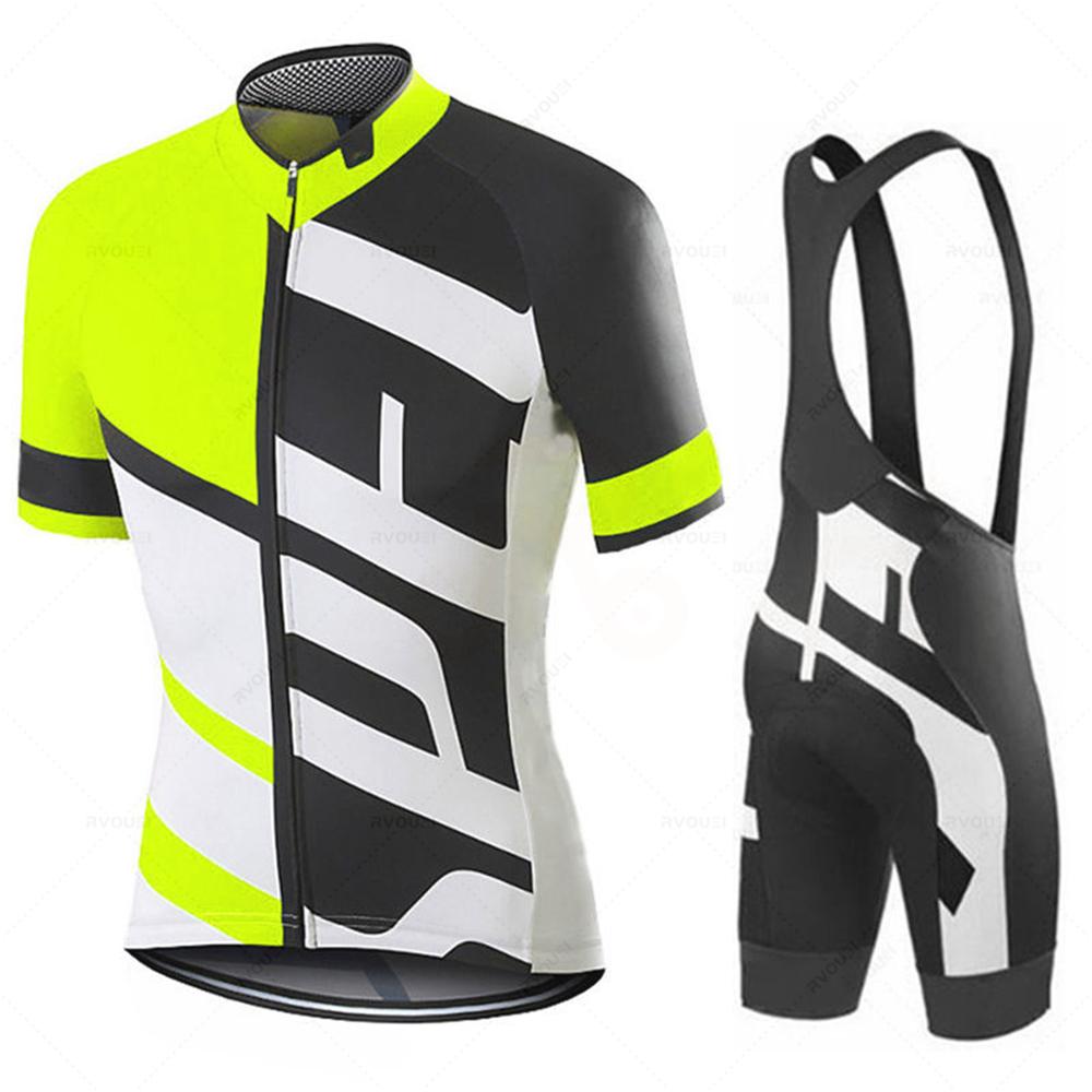 OMG clothing Men's Sportswear Summer Team Cycling Jersey Set Short Sleeve Bicycle Clothing Summer Road Bike Uniform Maillot Ciclismo Hombre