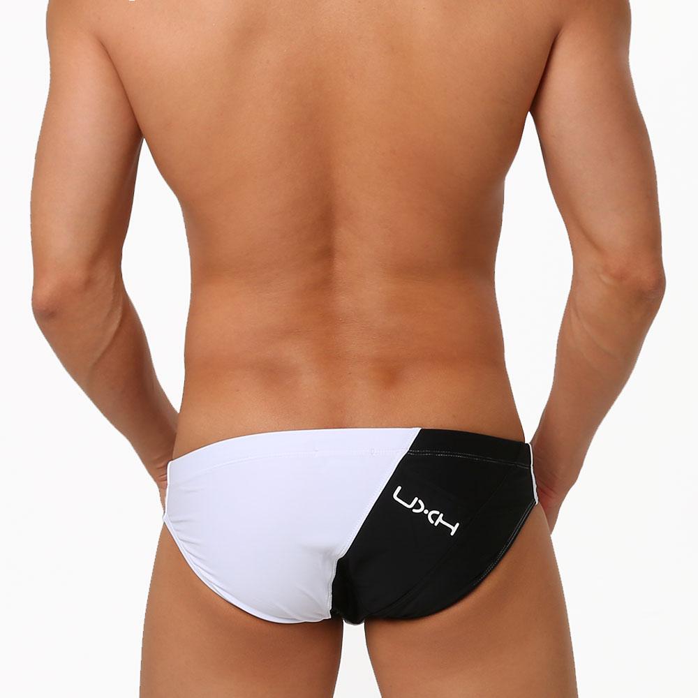 UXH Fashion Men Swim Briefs Swimming Tight Fit Sexy Swimwear Beach Wear