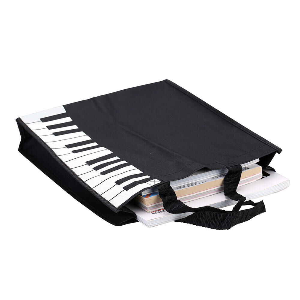 Musica Piano Keys Music Handbag Tote Shopping Bag Gift