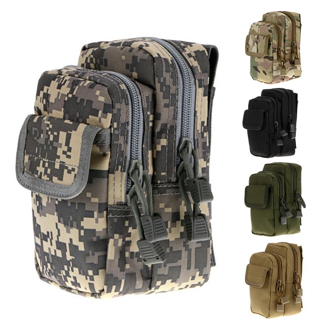Bag Accessorries Tactical Portable Camouflage Pouch Belt Waist Pack Bag Military Phone Pocket