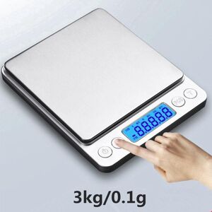 Yohaha 3KG/0.1g Portable Digital Scale Kitchen Food Diet Post Office Precise Weighing Scales Kitchen Tool
