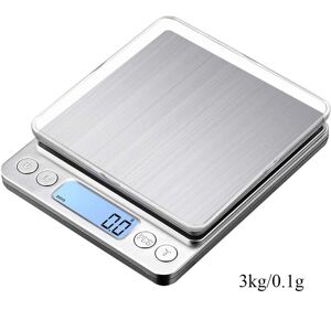 BeautyLucky Digital Kitchen Scale 3000g/ 0.1g Small Jewelry Scale Food Scales Digital Weight Gram and Oz Digital Gram Scale with LCD/ Tare