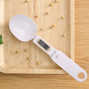 YJMP home 0.1g -500g USB Charging Digital Measuring Spoons Kitchen Electronic Spoon Scale Gram Food Scales Weighting Spoon With LCD Display