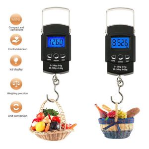TOMTOP JMS Pocket Scale Backlit LCD Screen Weighing Scale Portable Electronic Balance Digital Fish Hook