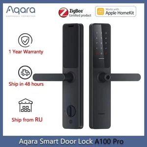 Xiaomi Aqara Smart Door Lock A100 Pro Zigbee Bluetooth 5.0 with Homekey Unlock Fingerprint Unlock Work with Apple Homekit Aqara Home