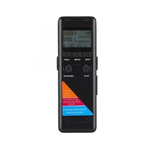 HOD Health&Home Professional Digital Voice Recorder Supports Mp3 Conference Classroom Dedicated Recording Stick Black
