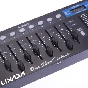 Lixada 192 Channels DMX512 Controller Console for Stage Light Party DJ Disco Operator Equipment