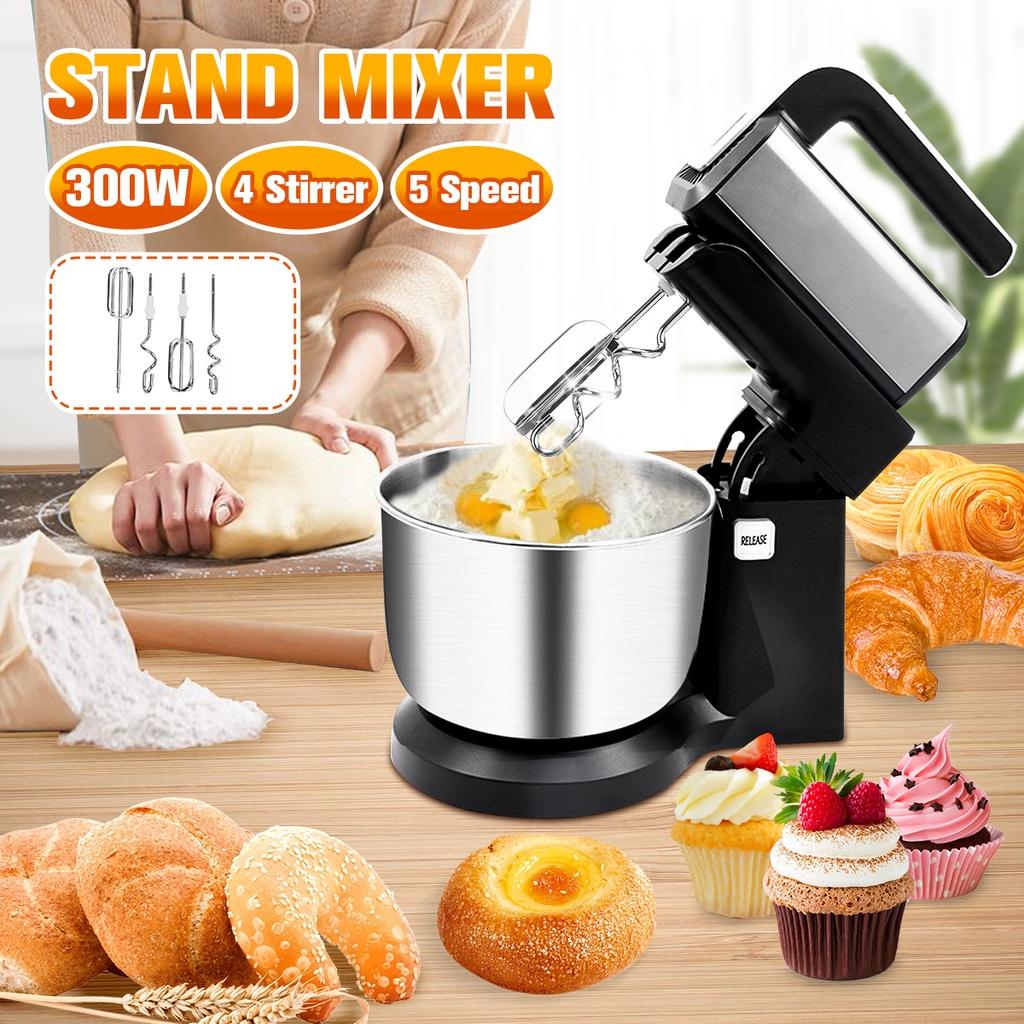 Pro DIY Tool 300W 3L 5-Speed Household Electric Food Mixer Multifunctional Dough Mixer Cream Cake Bread Stand Kitchen Food Mixer