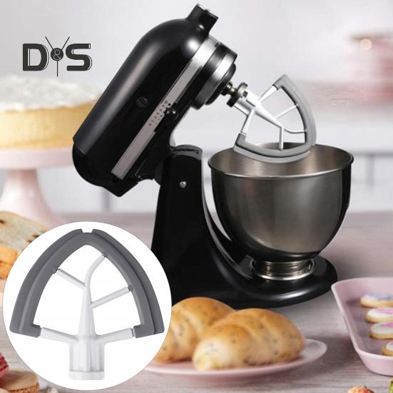 DYS Kitchen Flex Edge Beater Tilt head Stand Mixer Agitator Paddle Bowl Spatula Butter Dough Potato Mud Mixer American Kitchen Treasure 4.5 5qt Mixer