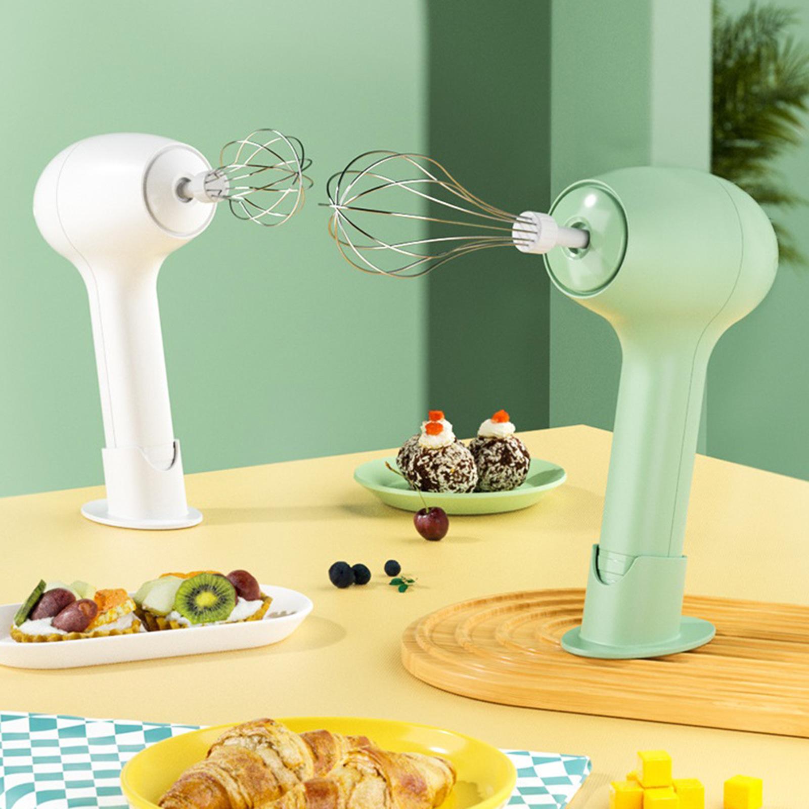 A MIJIA Home Portable Hand Mixer Electric Wireless Food Blender 3 Speed Milk Frother Cake Egg Beater Cream Food Baking Dough Kitchen