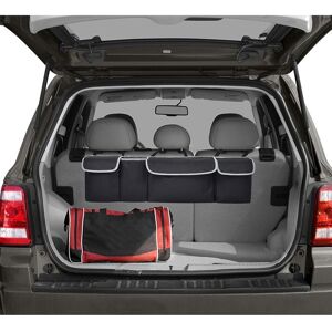 AUTOYOUTH Car Trunk Organizer Backseat Storage Bag High Capacity Multi-use Oxford Cloth Black