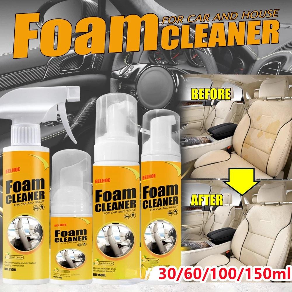 Global Coupon Multi Purpose Foam Cleaner Leather Clean Wash Automoive Car Interior Home Wash Maintenance Surfaces Spray Foam Cleaner 30/60/100/150ML